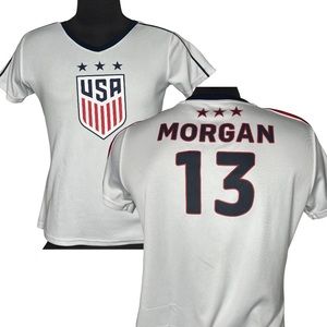 Alex Morgan #13 Jersey Icon Sports US Soccer USWNT Stadium Polymesh Women Large